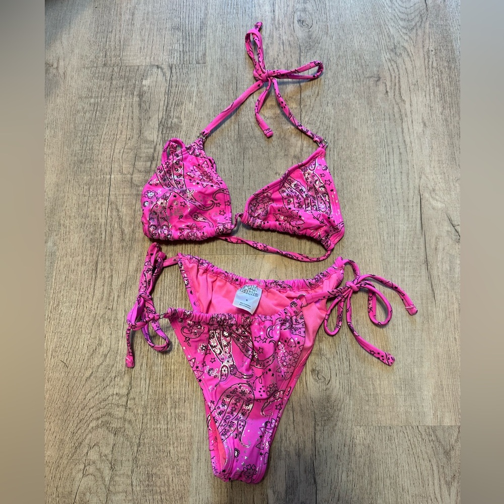Wild Fable Pink Paisley Swimwear